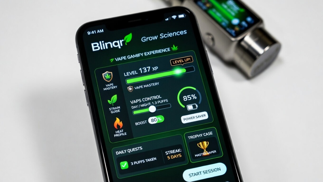BlinQR-Sphere App — Vape Gamify Experience